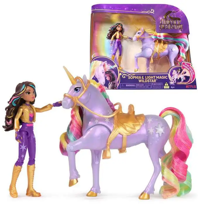 Unicorn Academy Sophia & Light Magic Wildstar Deluxe Doll (Pre-Order ships January)