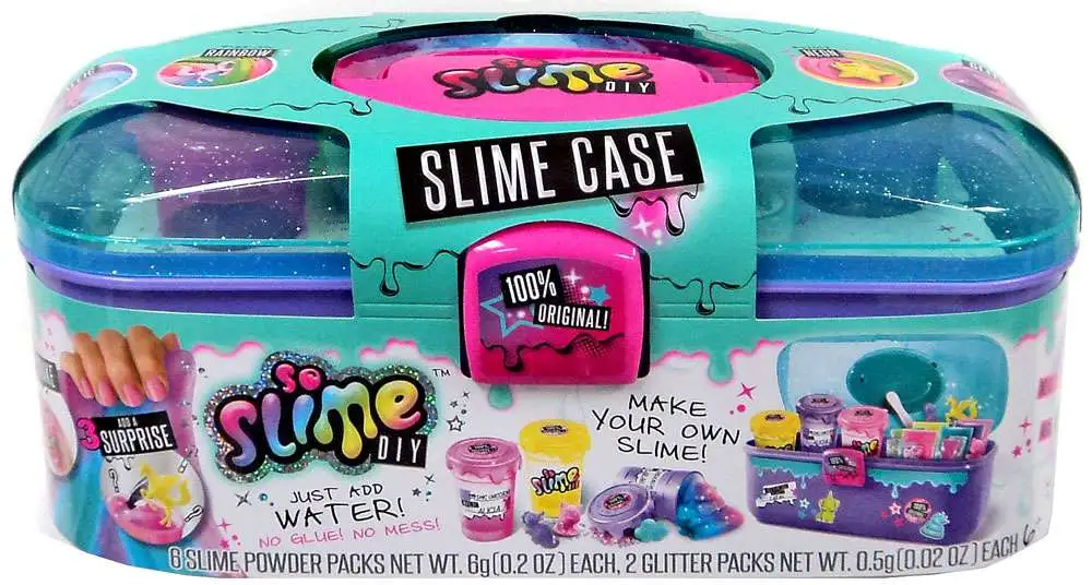 NEW Original DIY Brand So Slime Case w/ Storage Kit Play set Make Your Own  Slim