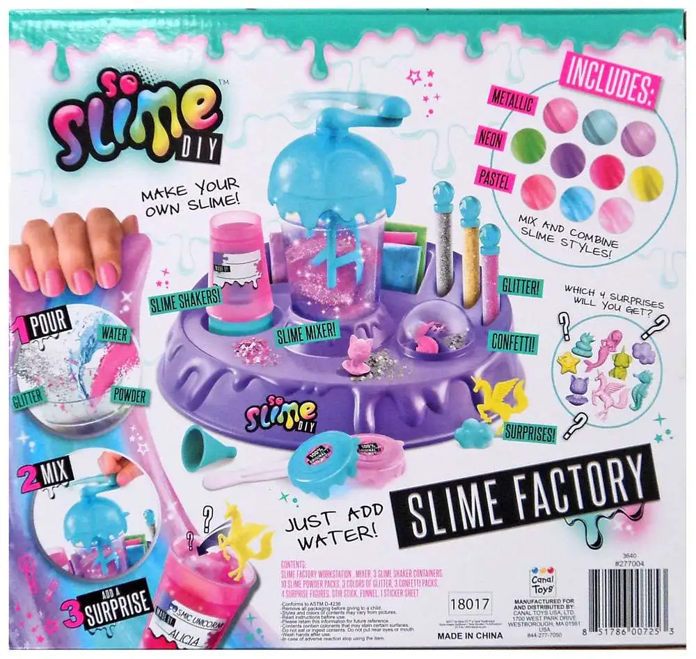 So Slime DIY Slime Factory Playset Starter Kit Canal Toys - ToyWiz