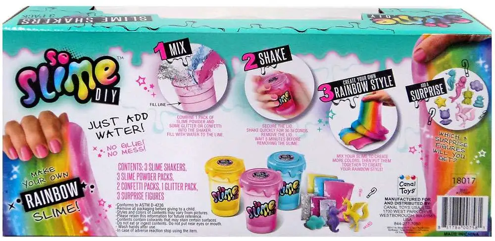 3 Pack SSC 031 So Slime DIY Color Change Slime Shakers 