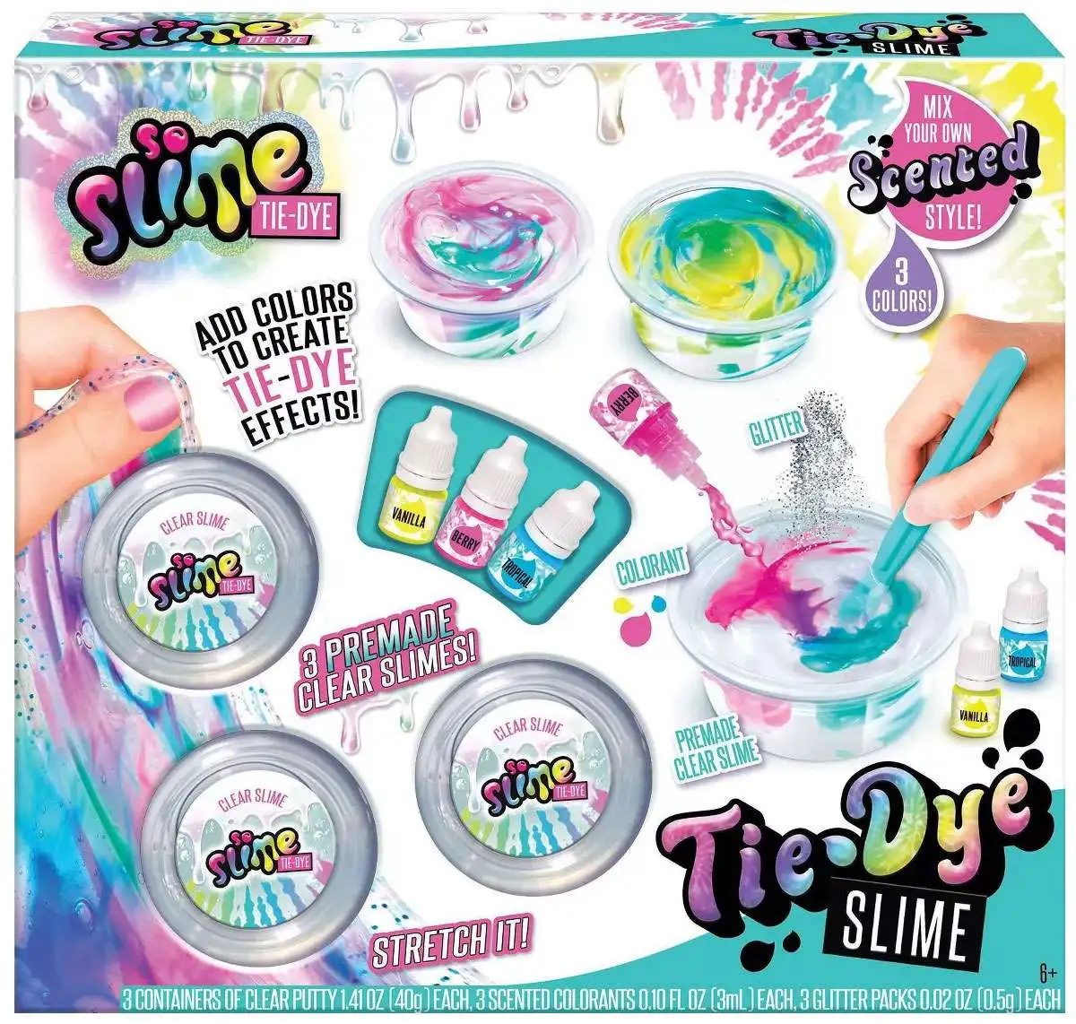 So Slime DIY TieDye Playset Starter Kit Canal Toys ToyWiz