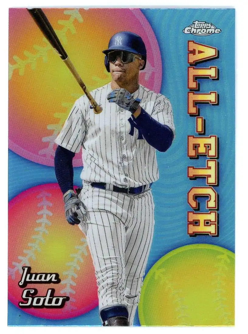 2024 Juan Soto MLB 2024 Topps Chrome Ultra Violet Refractor SP