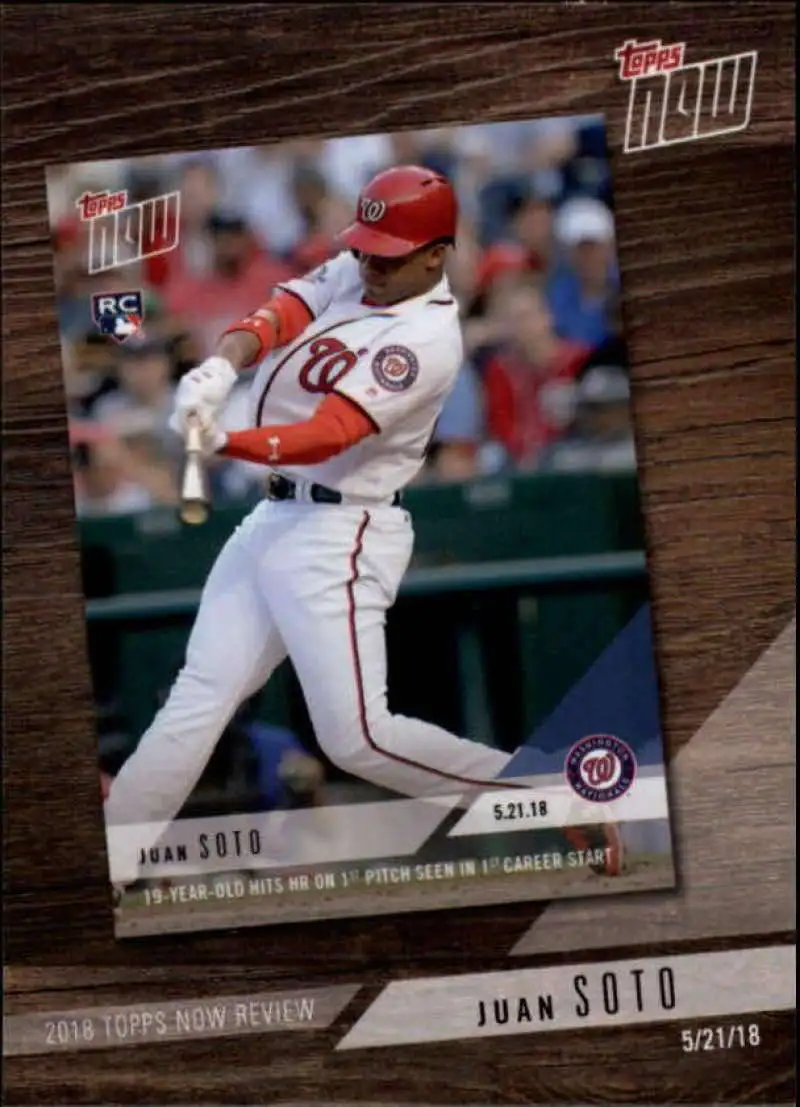 MLB 2019 Topps Now Juan Soto TN-5 [Rookie]