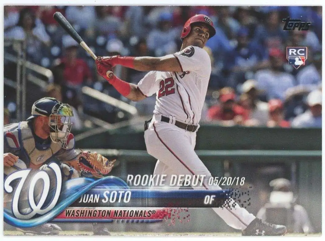 MLB 2018 Topps Update Debut Juan Soto US104 [Rookie]