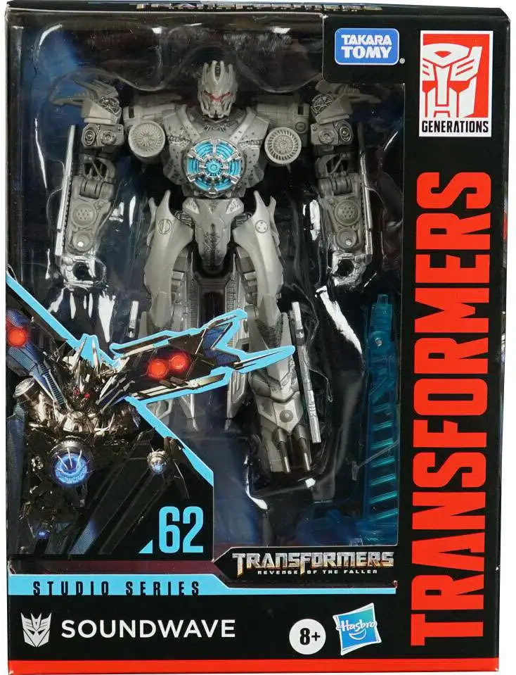 HASBRO Transformers Studio Series 62 SOUNDWAVE Deluxe Class Action Figure NEW 