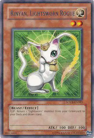 YuGiOh Stardust Overdrive Rare Rinyan, Lightsworn Rogue SOVR-EN083