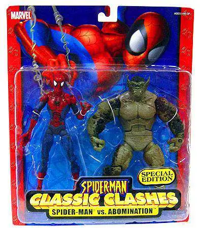 Spider-Man Classic Clashes Spider-Man vs. Abomination Exclusive Action  Figure 2-Pack Hasbro Toys - ToyWiz