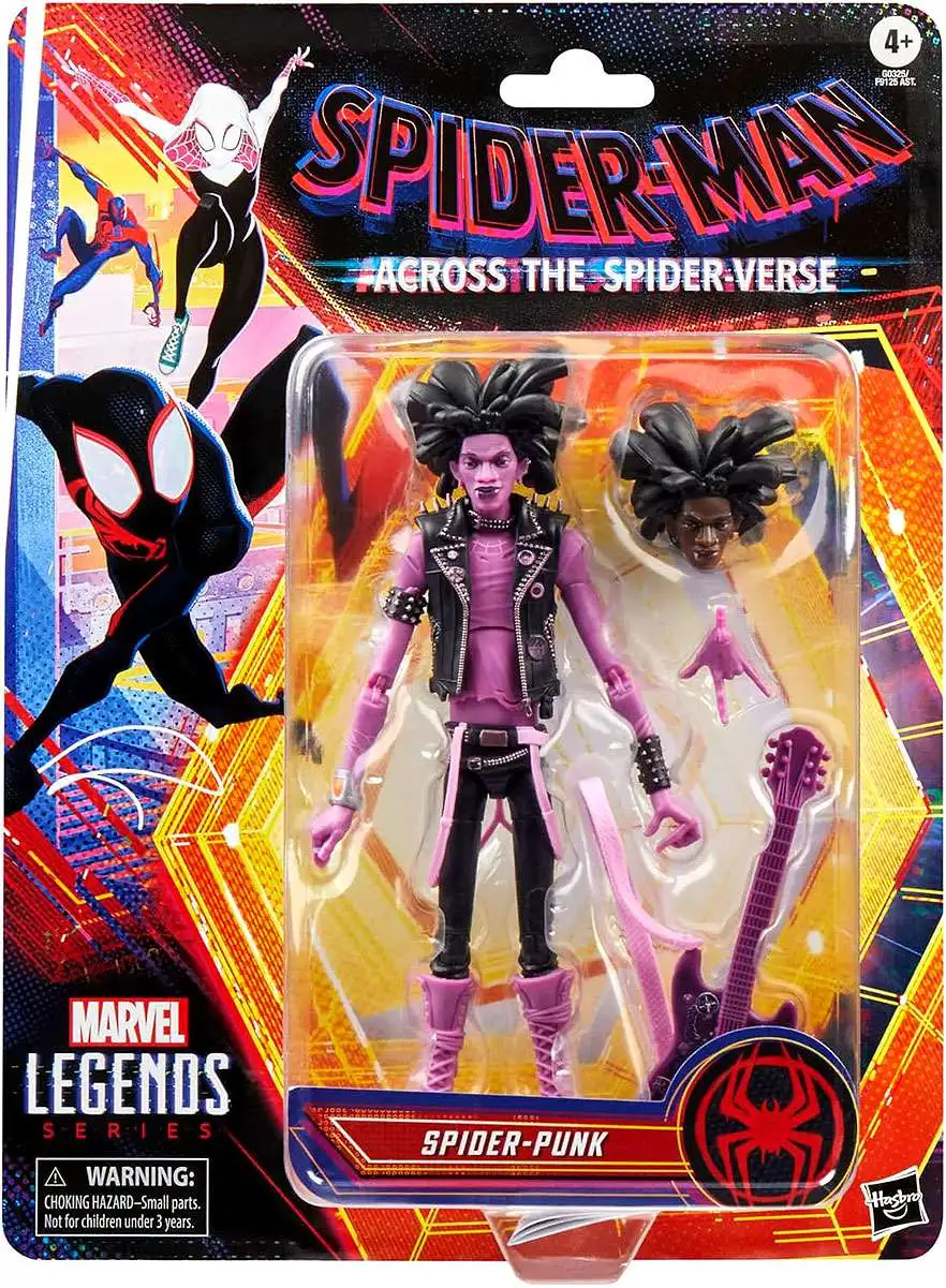 Marvel Spider-Man Across the SpiderVerse Spider-Punk Action