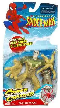 The Spectacular Spider-Man Spider-Charged Sandman Action Figure Hasbro Toys  - ToyWiz