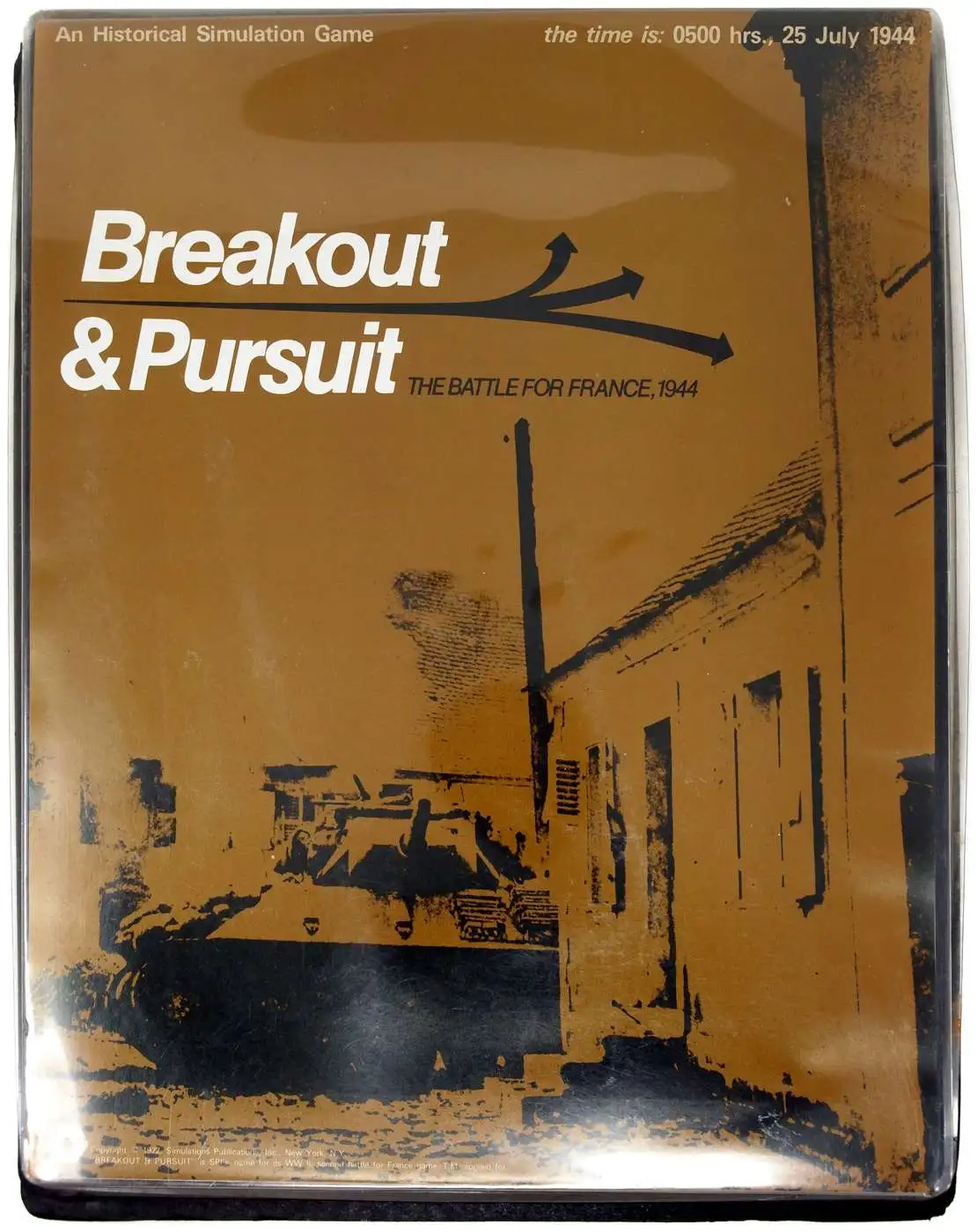 Breakout & Pursuit The Battle for France, 1944 Simulation Game [Opened]