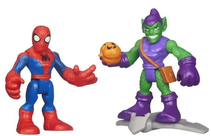 4 Playskool Heroes DC Comics Transformers Rescue Bots 2-Spiderman