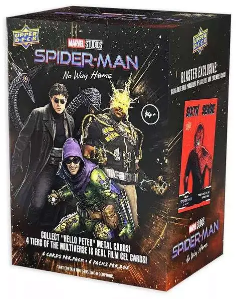 Marvel Spider-Man No Way Home Trading Card BLASTER Box [5 Packs]