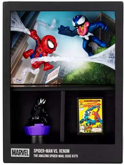 Disney Marvel Fandrop Spider-Man vs. Venom Diorama Figure Set MV02