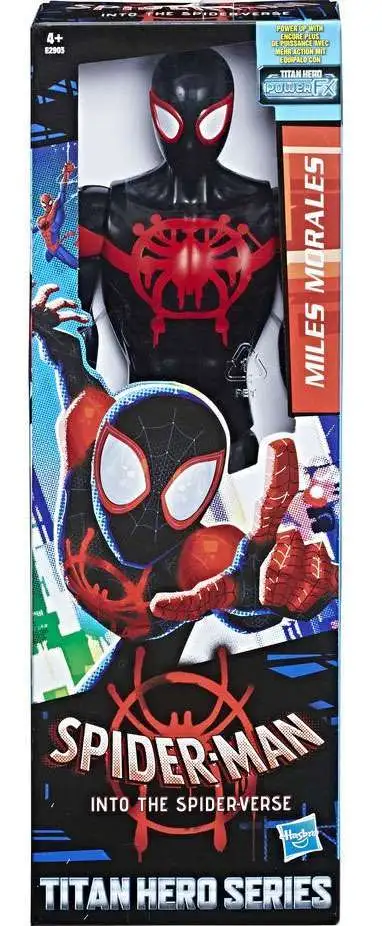 Marvel Spider-Man Into the Spider-Verse Titan Hero Series Miles Morales 12  Action Figure Spider-Verse Hasbro - ToyWiz