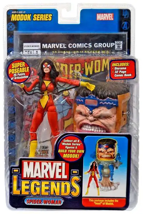 ToyBiz Marvel Legends Series Modok Spider-Woman PVC Figurine 16cm Toy Biz 