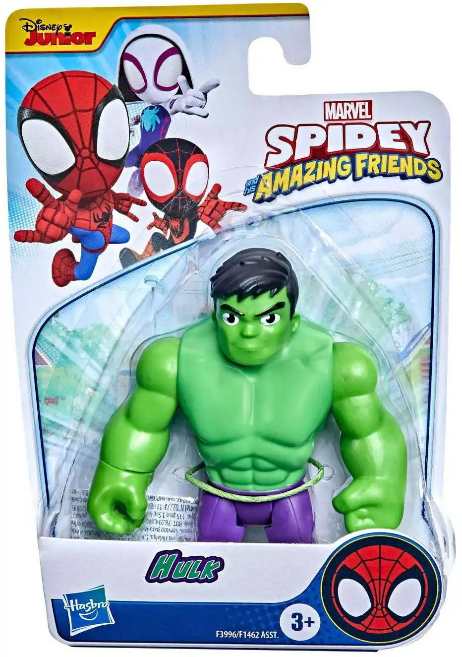 Marvel Spidey His Amazing Friends Hulk 4 Action Figure Hasbro - ToyWiz