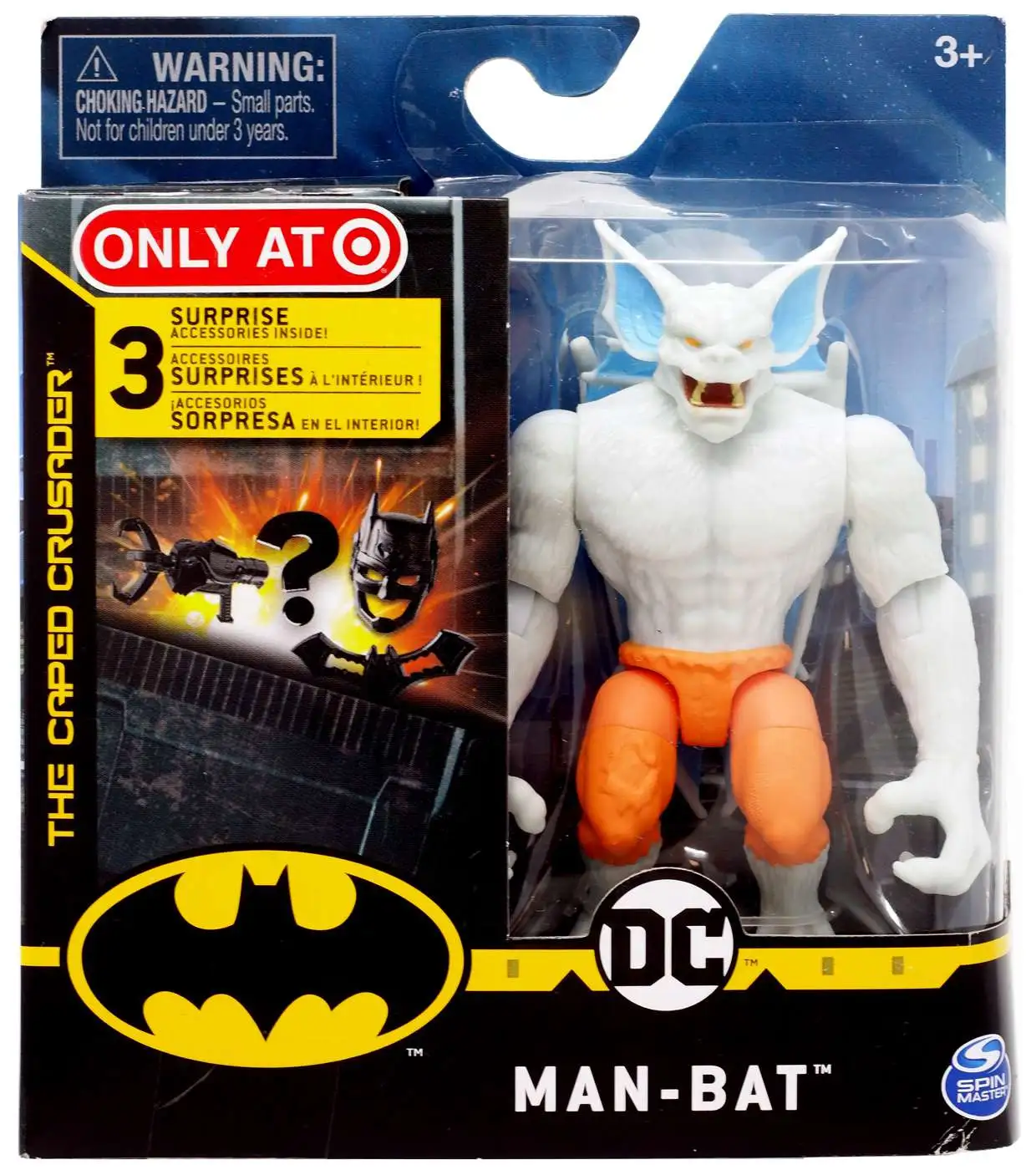 New DC Batman Spinmaster MAN-BAT 4" Action Figure 1st Edition Creature Chaos 