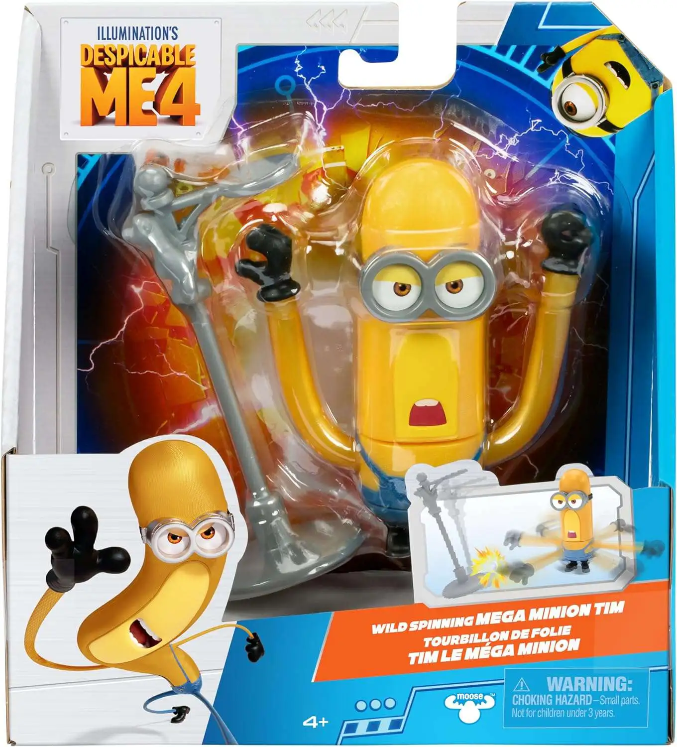 Despicable Me 4 Mega Minion Tim Action Figure [Wild Spinning]