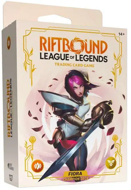 Riftbound: League of Legends Trading Card Game SpiritForged Fiora Champion Deck [56 Cards] (Pre-Order ships February)