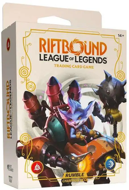 Riftbound: League of Legends Trading Card Game SpiritForged Rumble Champion Deck [56 Cards, Booster Pack & More]