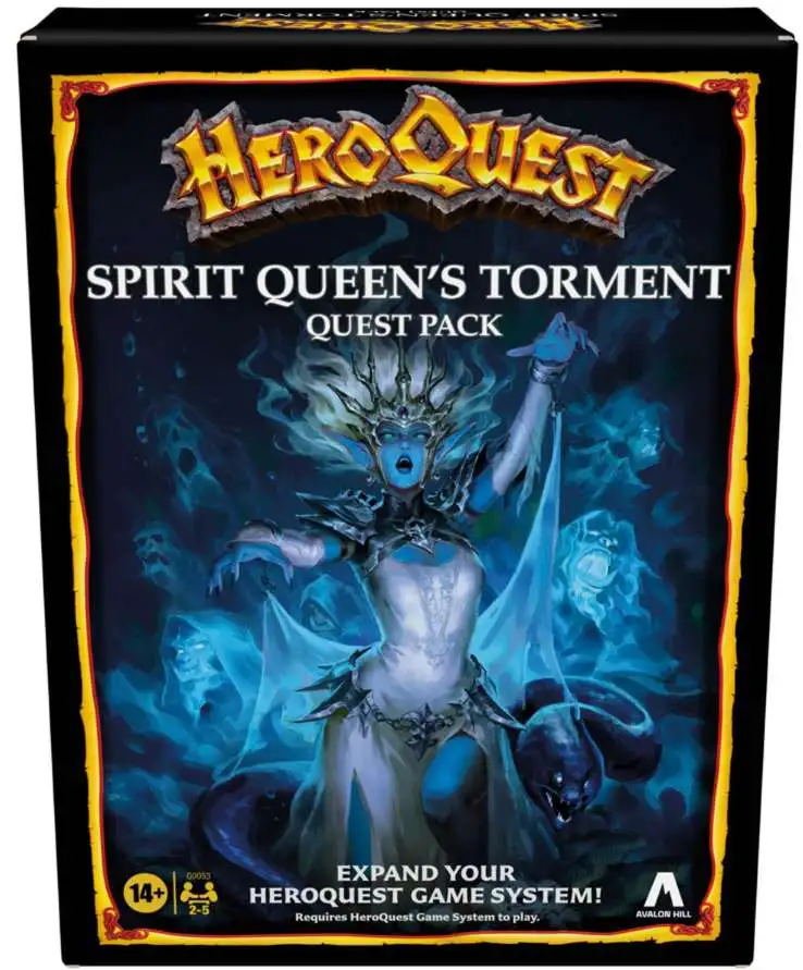 Heroquest Hero Collection Spirit Queen's Torment Board Game Expansion Quest Pack