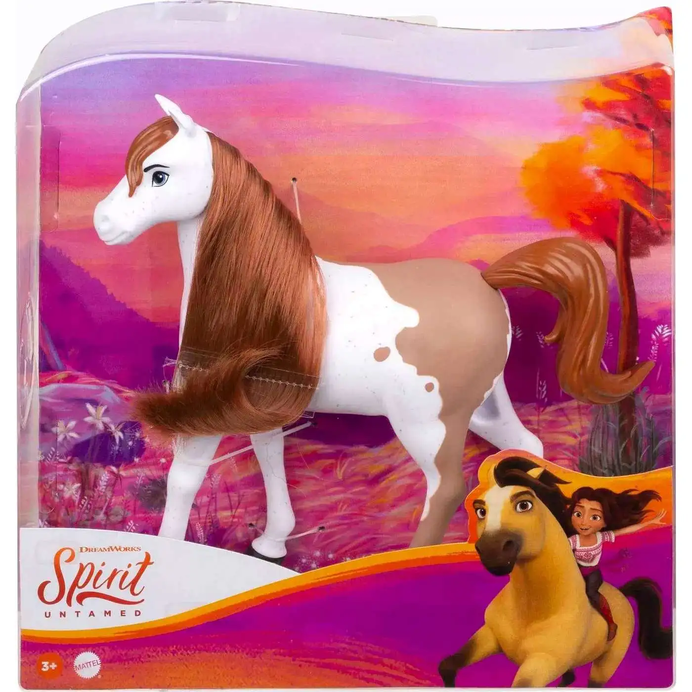 Spirit Untamed Herd Horse with Brown Mane Figure