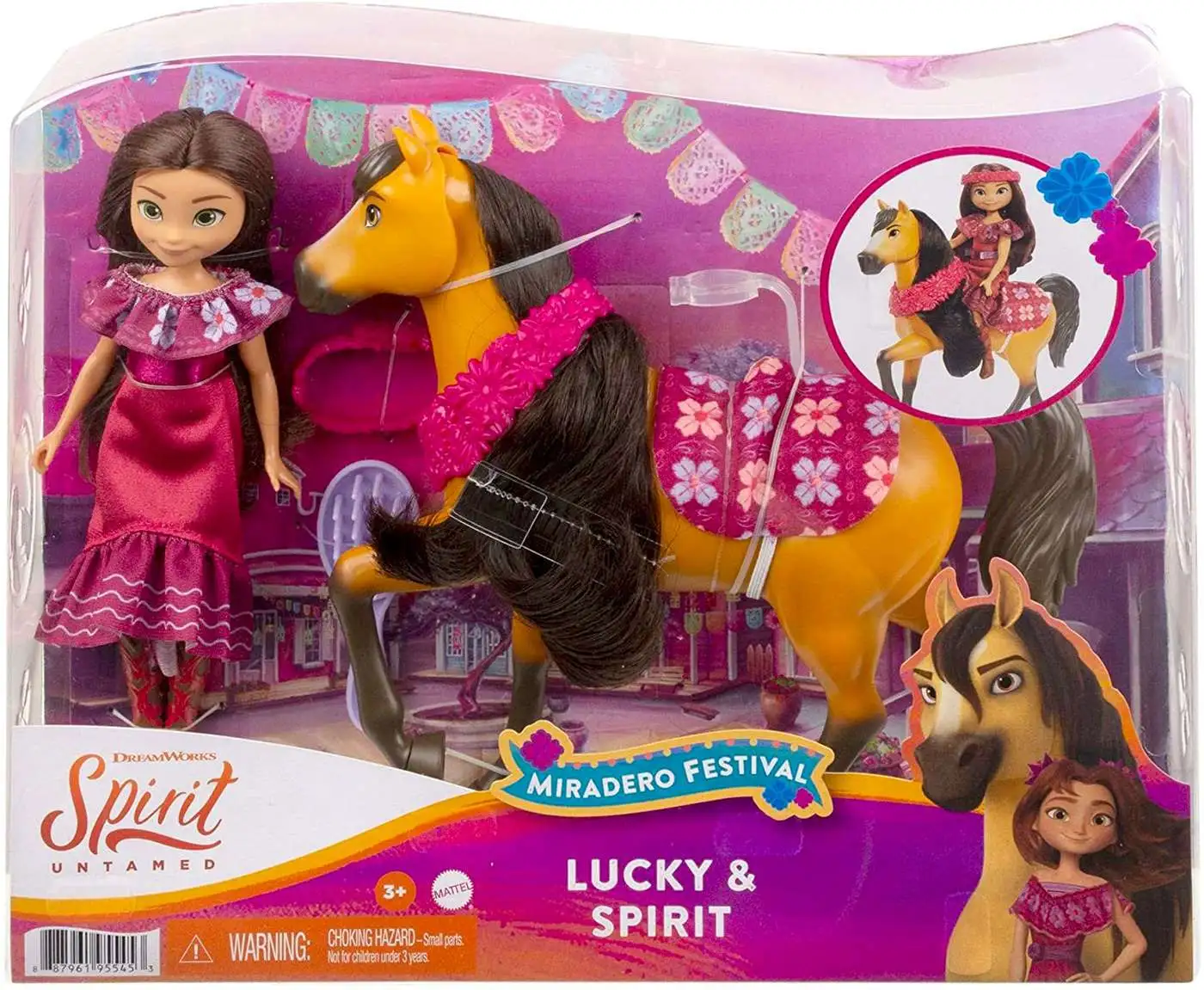 Spirit Untamed Miradero Festival Lucky & Spirit Figure Set [Damaged Package]