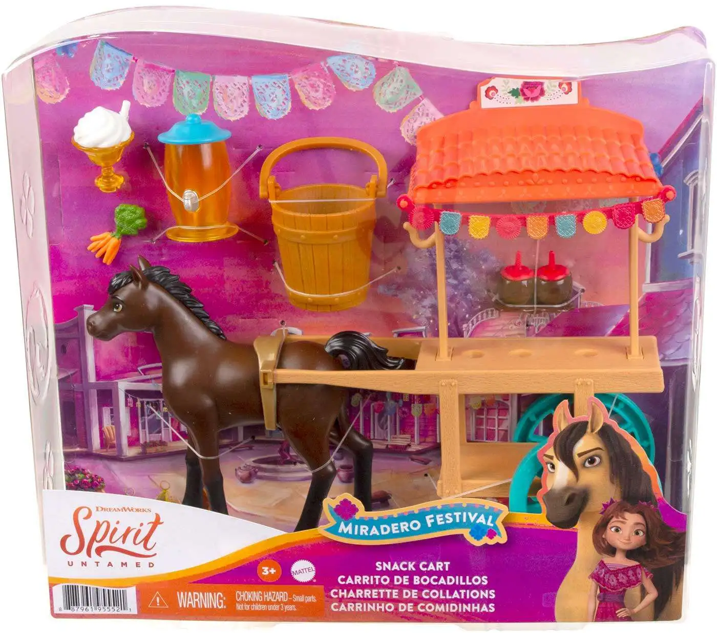 Spirit Untamed Miradero Festival Snack Cart Figure Set