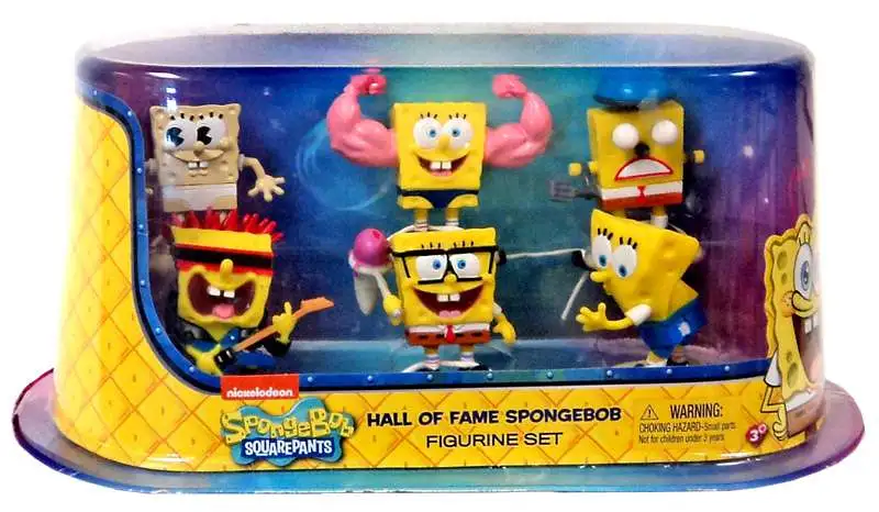 Spongebob Squarepants Hall of Fame Spongebob 2.5 Figurine Set Just Play -  ToyWiz