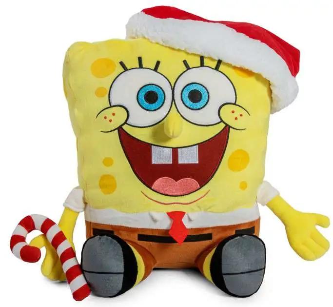 Spongebob Squarepants Phunny Santa Spongebob 16 Plush HugMe
