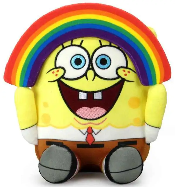 Nickelodeon Spongebob Squarepants Phunny SpongeBob 8-Inch Plush [Rainbow]