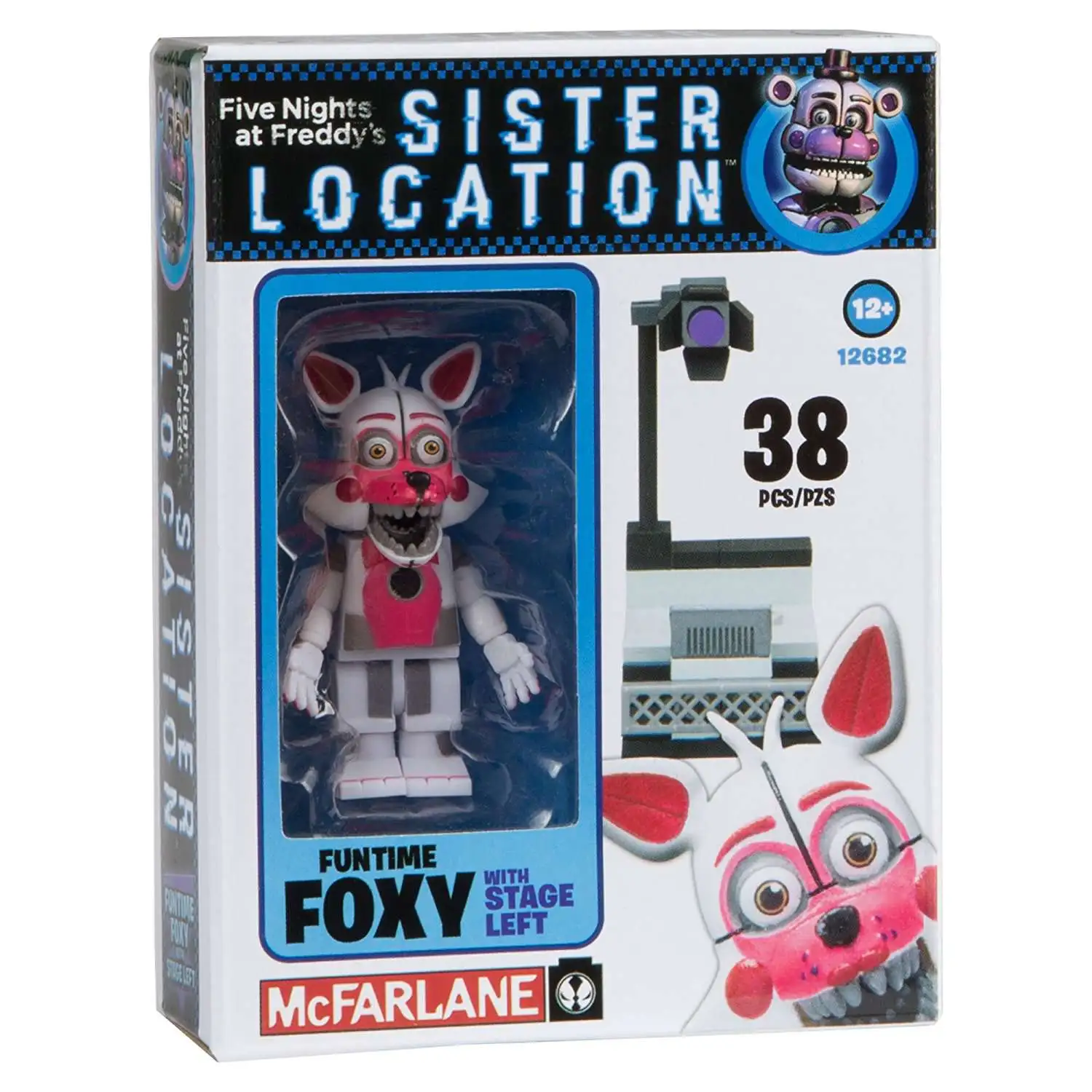 Funtime Foxy Stage Left Five Nights at Freddy's Construction Set Sister Location for sale online 