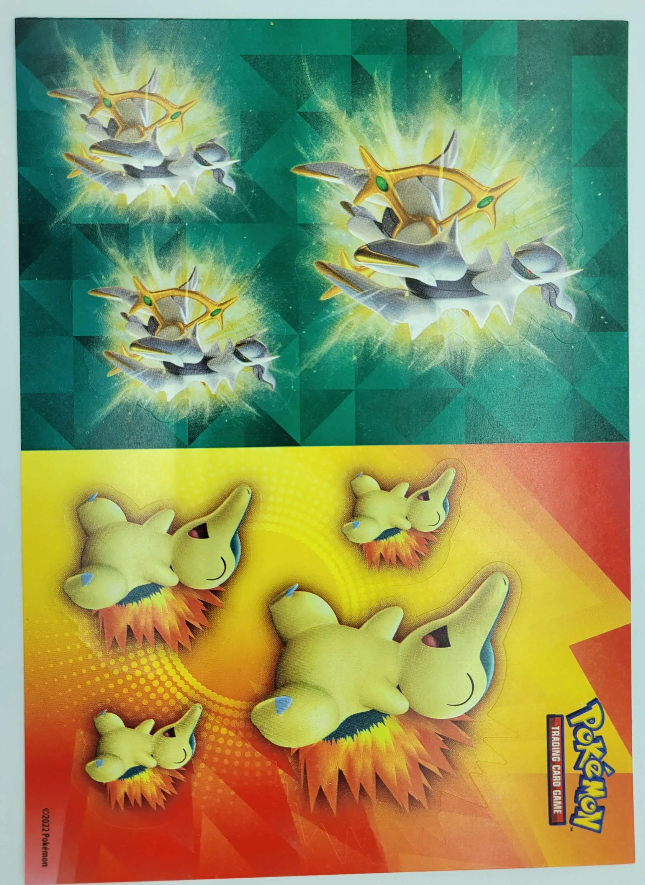 Pokemon 2022 Spring Sword Shield Arceus Cyndaquil Sticker Loose - ToyWiz