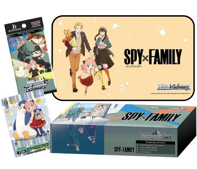 Weiss Schwarz Trading Card Game SPY x FAMILY Meister Set BushiRoad - ToyWiz