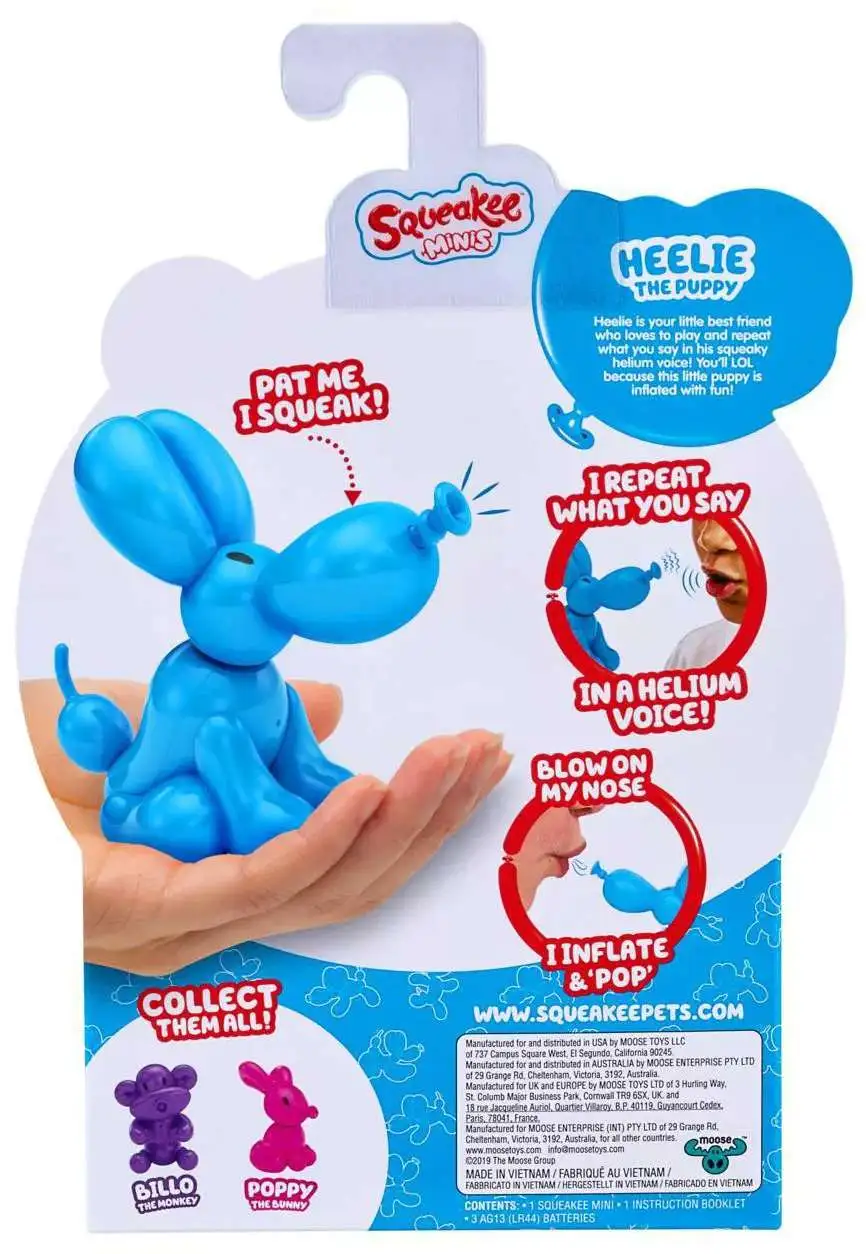 Squeakee Minis Series 1 Heelie the Puppy Mini Figure Moose Toys - ToyWiz