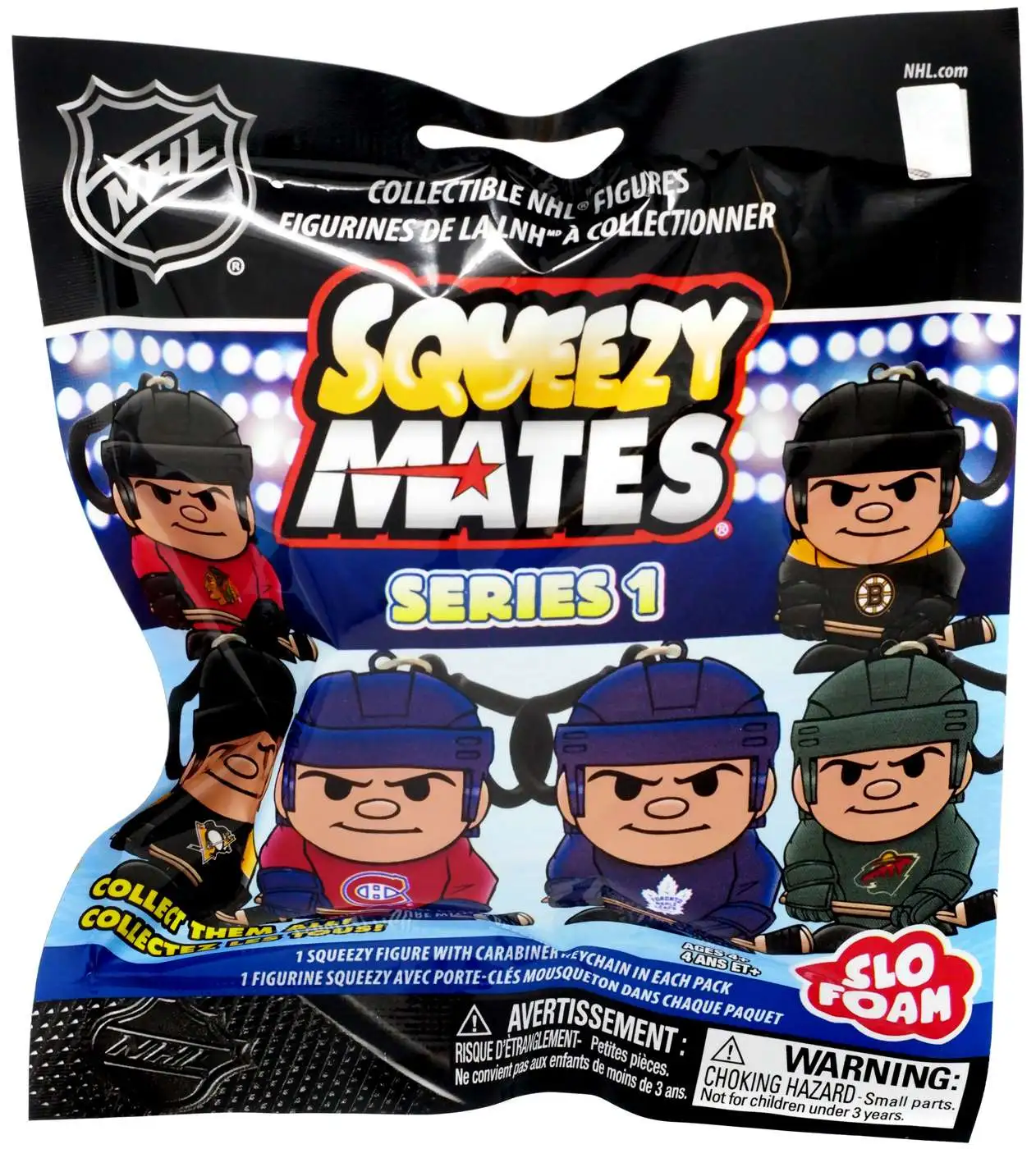 NHL Squeezy Mates Series 1 Hockey Mystery Pack [1 RANDOM Slo Foam Figure]