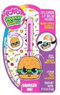 Squeezeables YOYO Squeeze Balm Hamburger Lip Balm