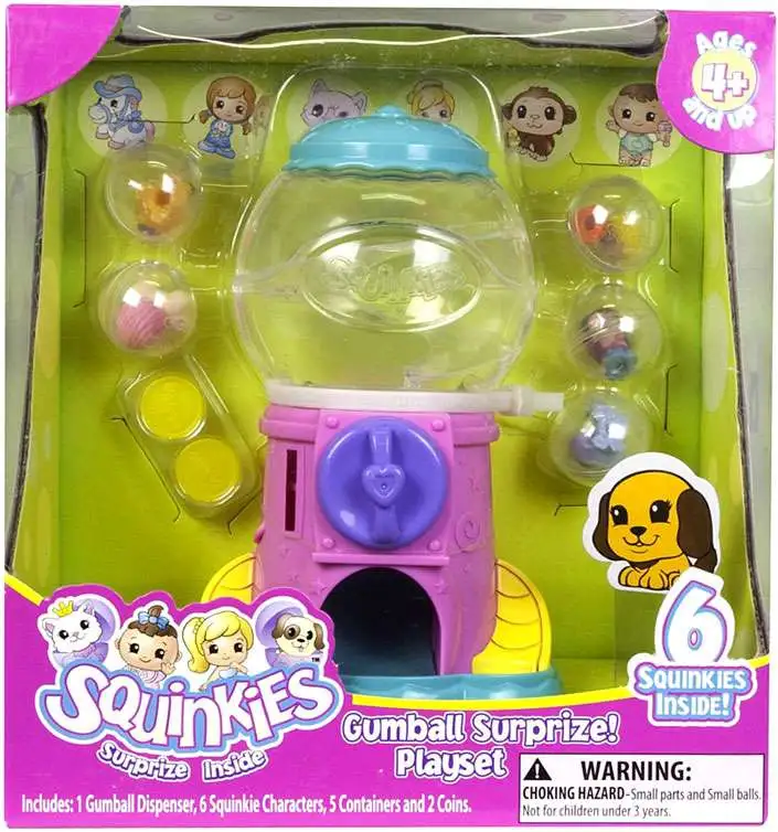 Squinkies Surprize Inside Gumball Surprize Pencil Topper Playset [Smaller Version, Damaged Package]