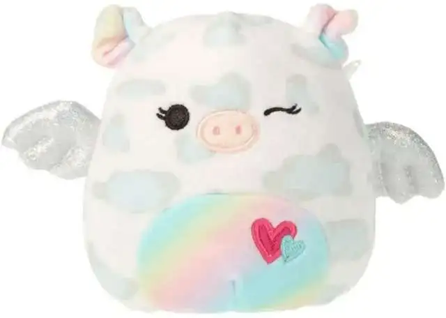 Squishmallows 2024 Valentine's Day Charaka the Flying Pig 5-Inch Plush