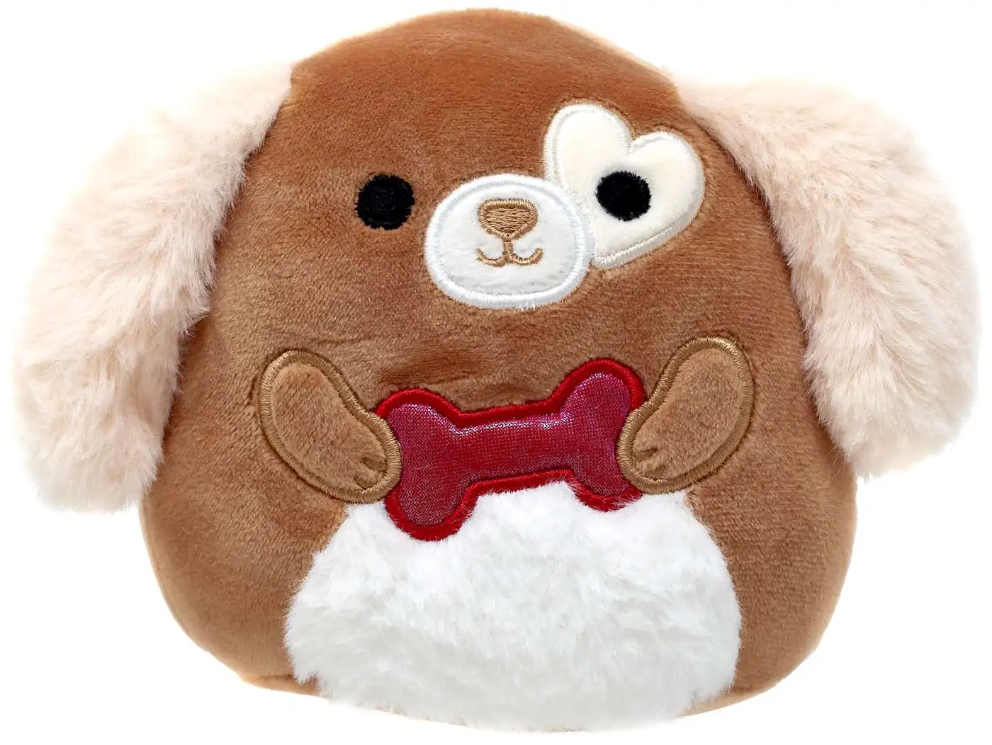 Squishmallows Valentine Delroy the Dog 5-Inch Plush