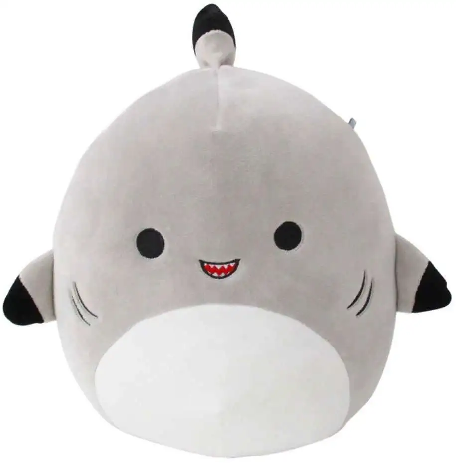 NEW RARE Squishmallow Gordon The Gray Shark 8 Kellytoy Summer Squad Plush  Toy