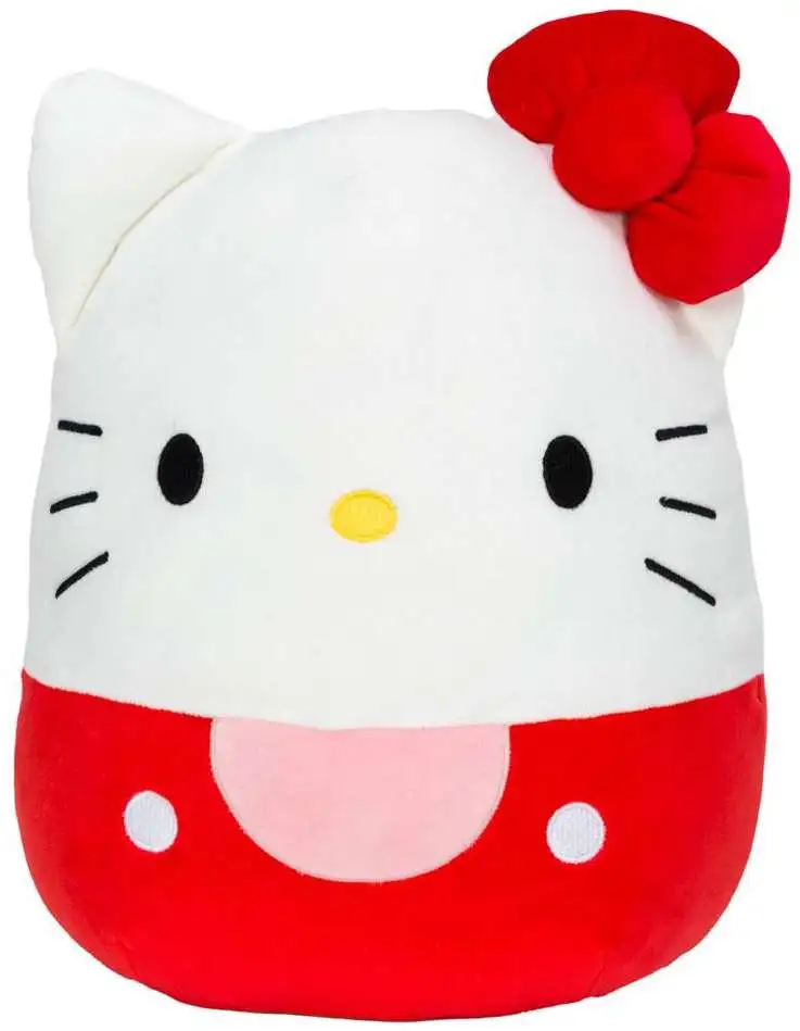 Squishmallows Hello Kitty Hello Kitty 12 Plush Red Kellytoys - ToyWiz