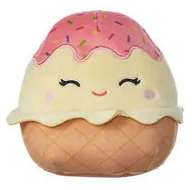 Squishmallows Shannon the Vanilla Ice Cream Cone Exclusive 5-Inch Plush