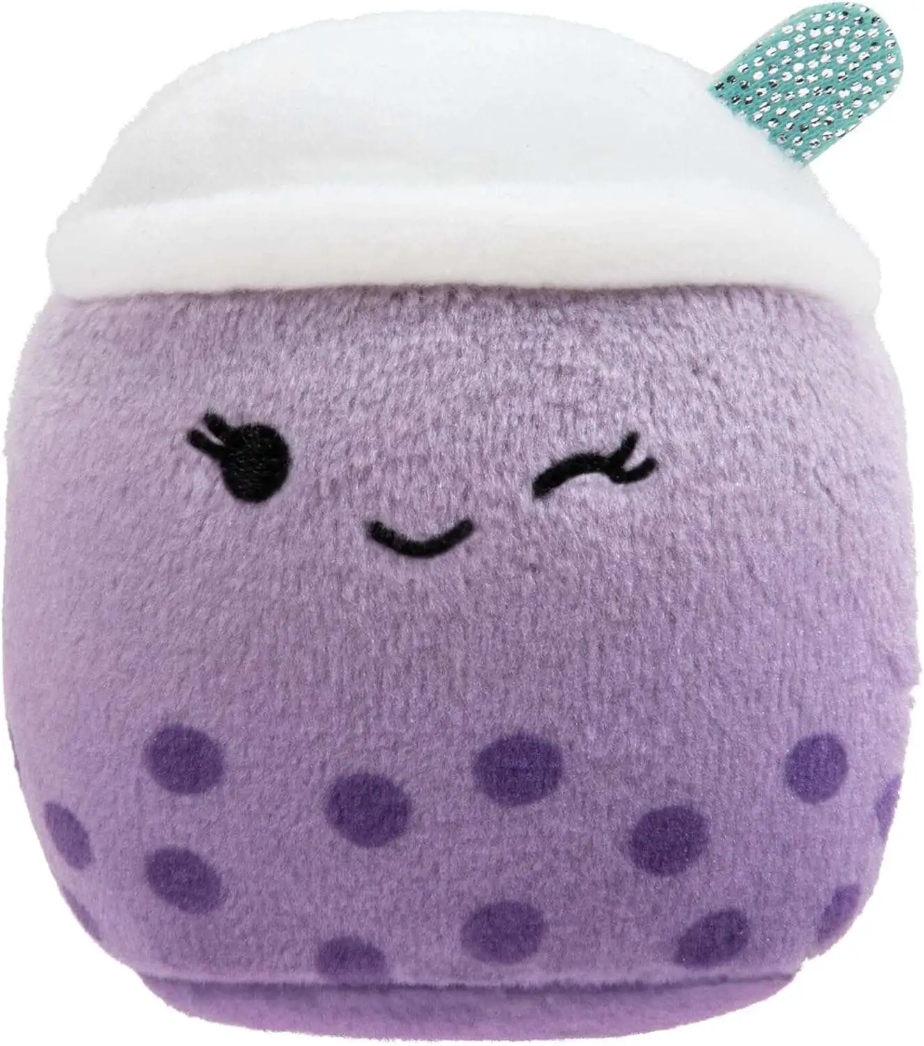 Squishmallows Squishville Poplina the Purple Boba Mini Plush
