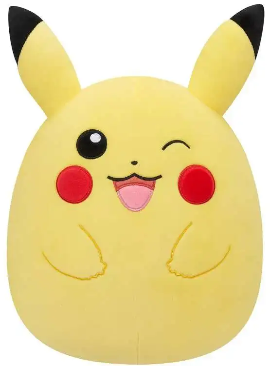 Squishmallows Pokemon Pikachu 14 Plush Winking Kellytoys - ToyWiz