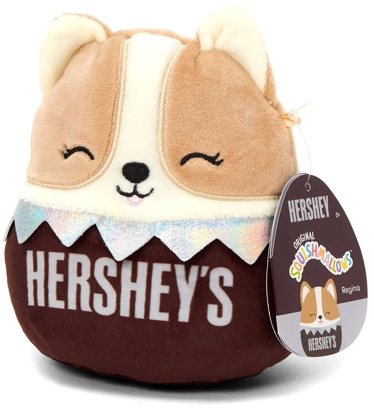 Squishmallows Regina the Dog 9-Inch Plush [Hershey's]