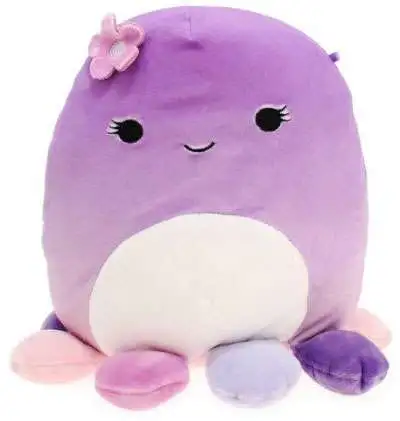 Squishmallows Violet The Octopus 8 Plush With Flower Kellytoys - Toywiz