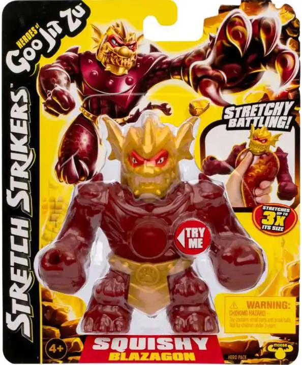 Heroes of Goo Jit Zu Stretch Strikers Blazagon Action Figure [Squishy]