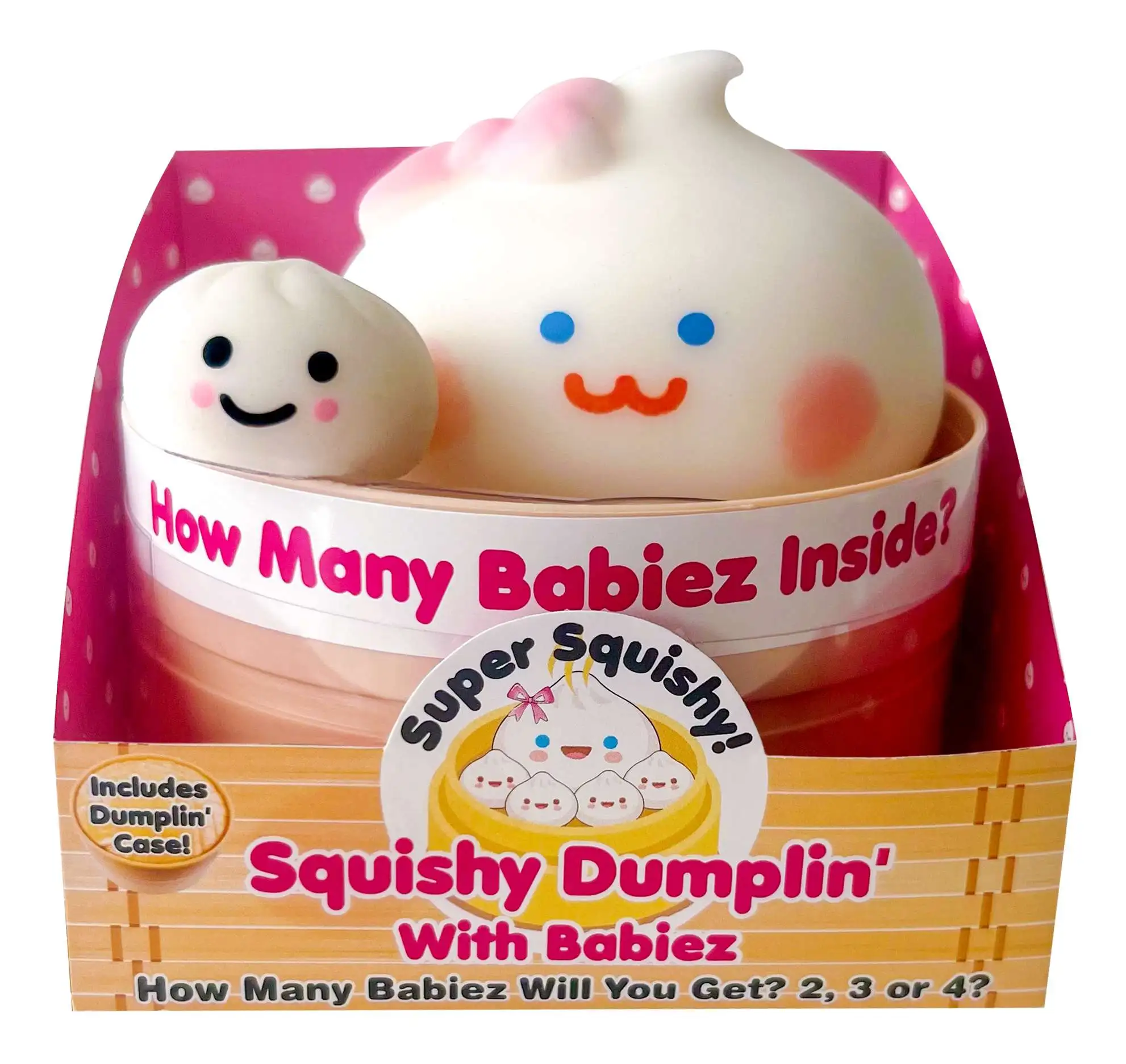 Dumpling Squishy Dumplin' with Babiez Mystery Pack [How Many Babies Will You Get?? Includes Case] (Pre-Order ships May)