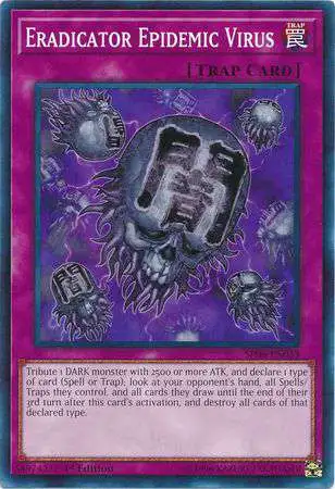 YuGiOh Lair of Darkness Structure Deck Common Eradicator Epidemic Virus SR06-EN033